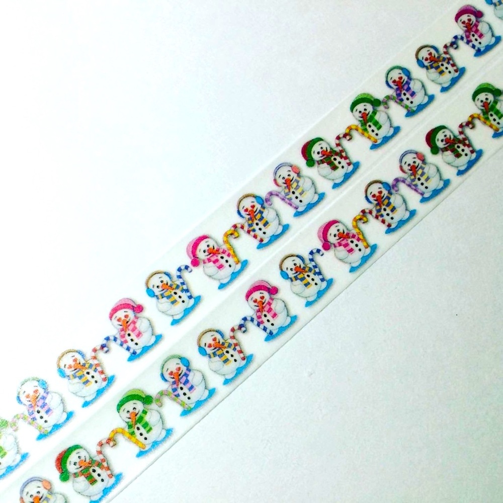 Frosty and Friends, Snowmen, Washi Tape, 1 Full Roll